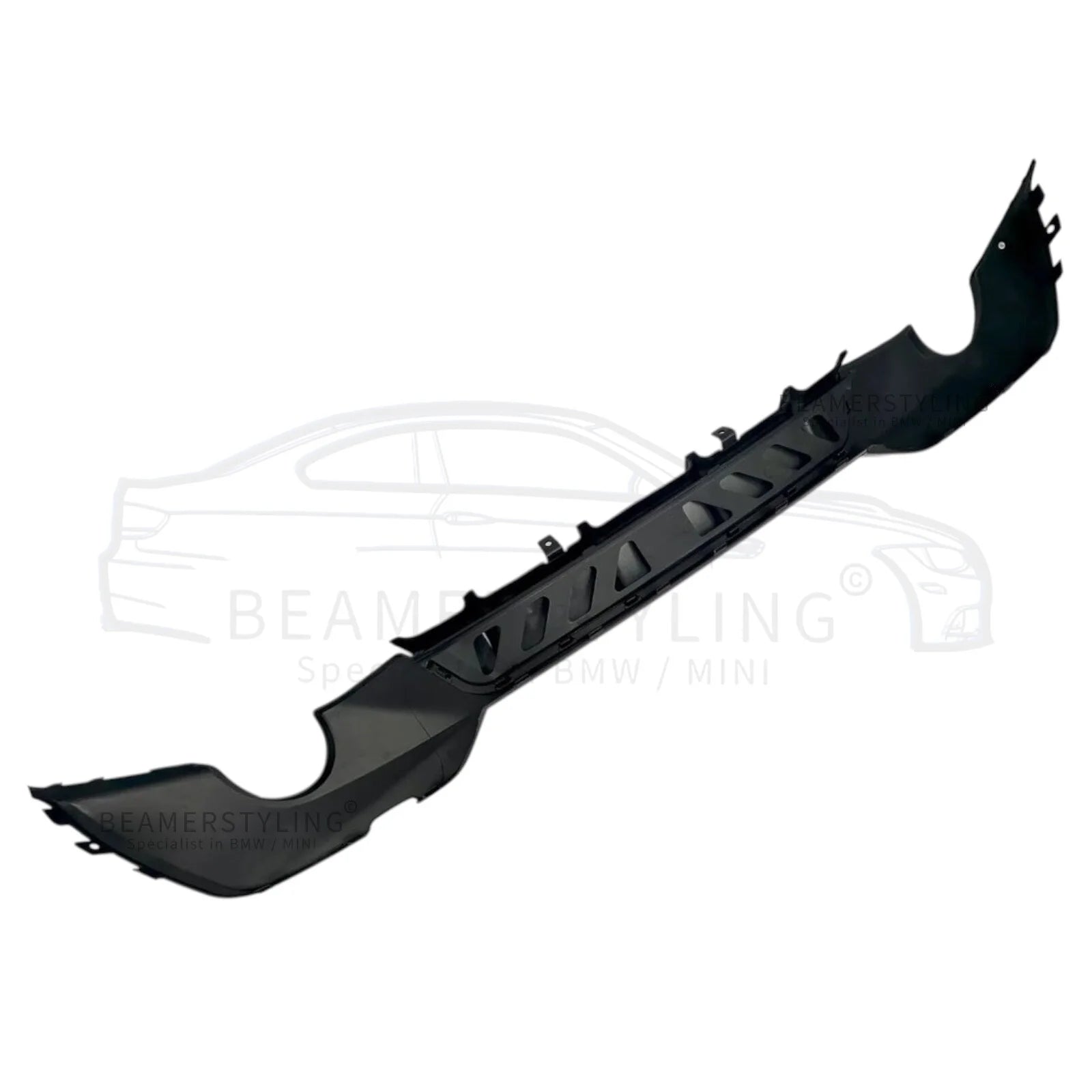 Diffuser - BMW G20 / G21 - Competition look V2 - Hoogglans zwart | 2019-2022