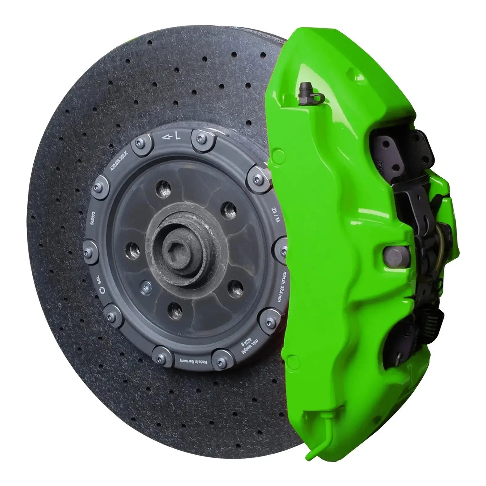 Foliatec® Remklauwverf - 4 Componenten Lak - Complete 10-Delige Kit | Neon Green