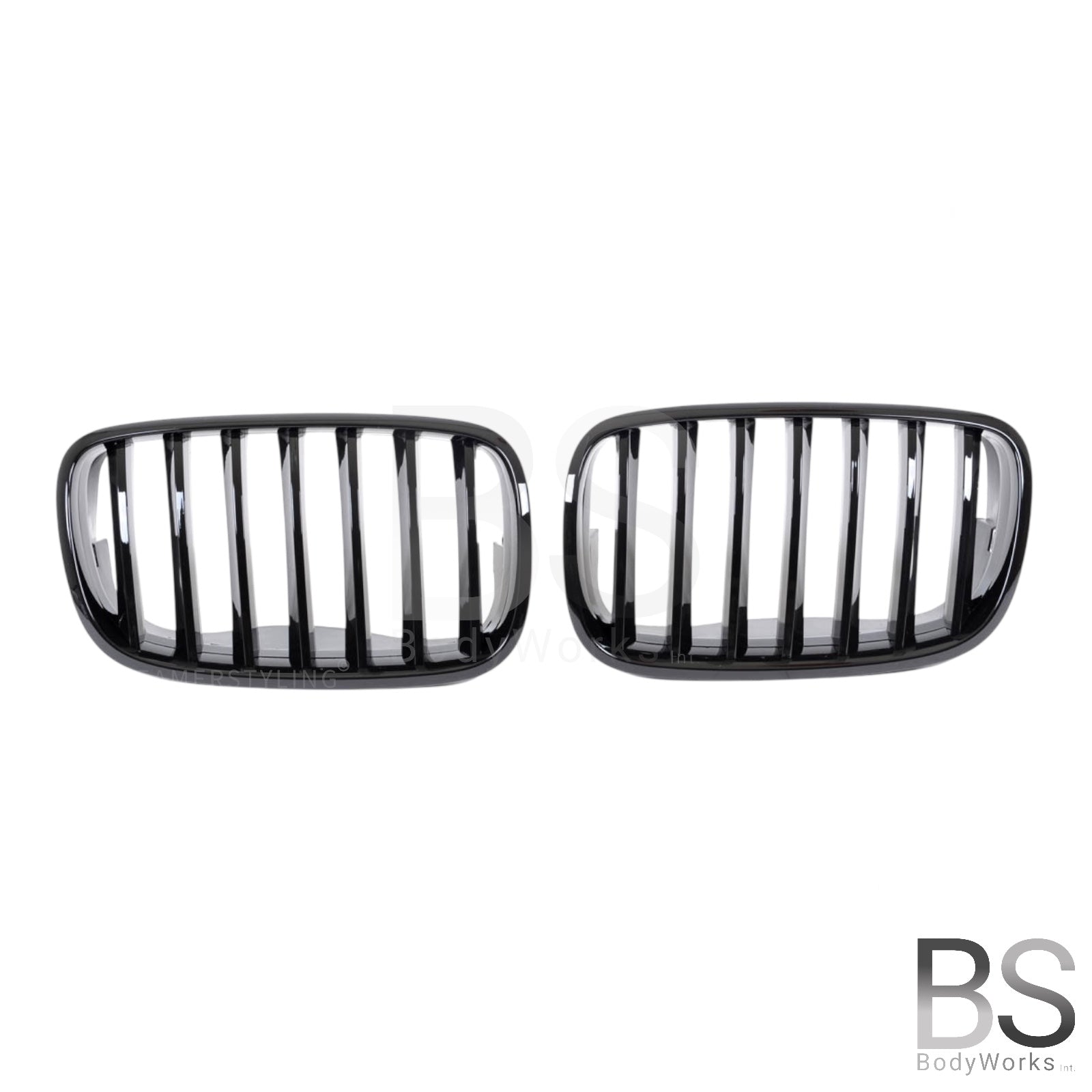 Nieren - BMW X5 E70 / X6 E71 - Mp Look - Hoogglans Zwart | 2006-2014