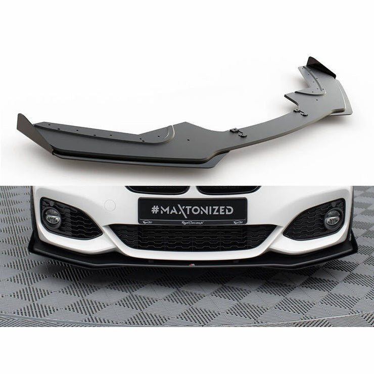 Front Lip V3 + Vinnen - BMW F20LCI / F21LCI - Street Pro - Maxton Design | 15-19