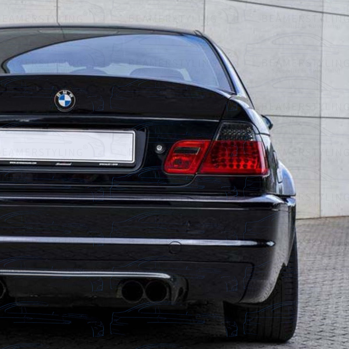 LED Achterlichten - BMW E46 Coupé - Rood/Smoke - Facelift Design | 99-03