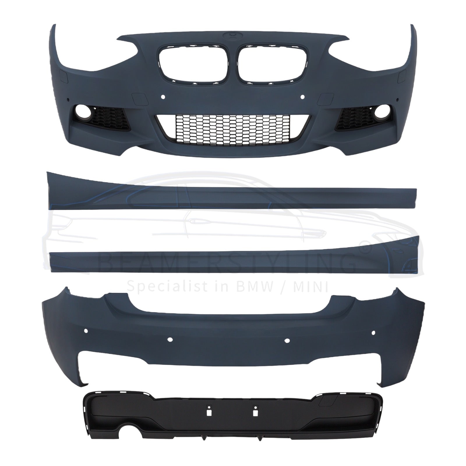 Bumper Pakket - BMW 1 Serie F20 -  M Pakket Look | 2011-2015