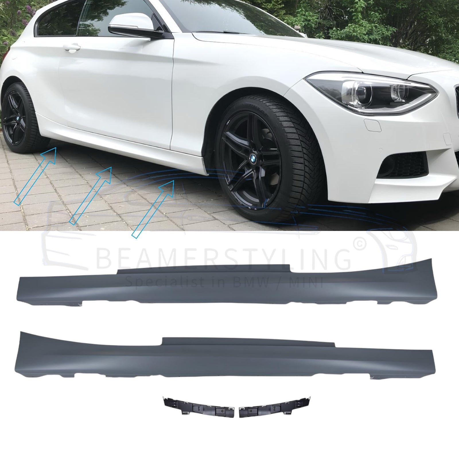 Side Skirts - BMW 1 Serie F21 & BMW 2 Serie F22/F23 - M Pakket Look | 11-21