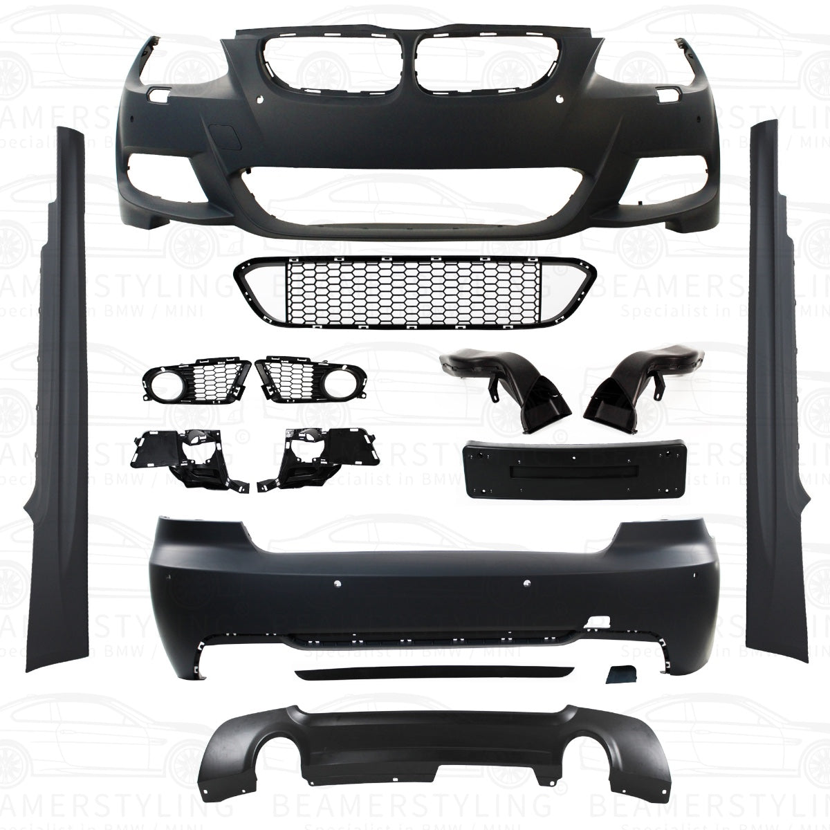 Bumper Pakket - BMW E92 / E93 LCI - M Pakket Look - Met PDC | 10-14