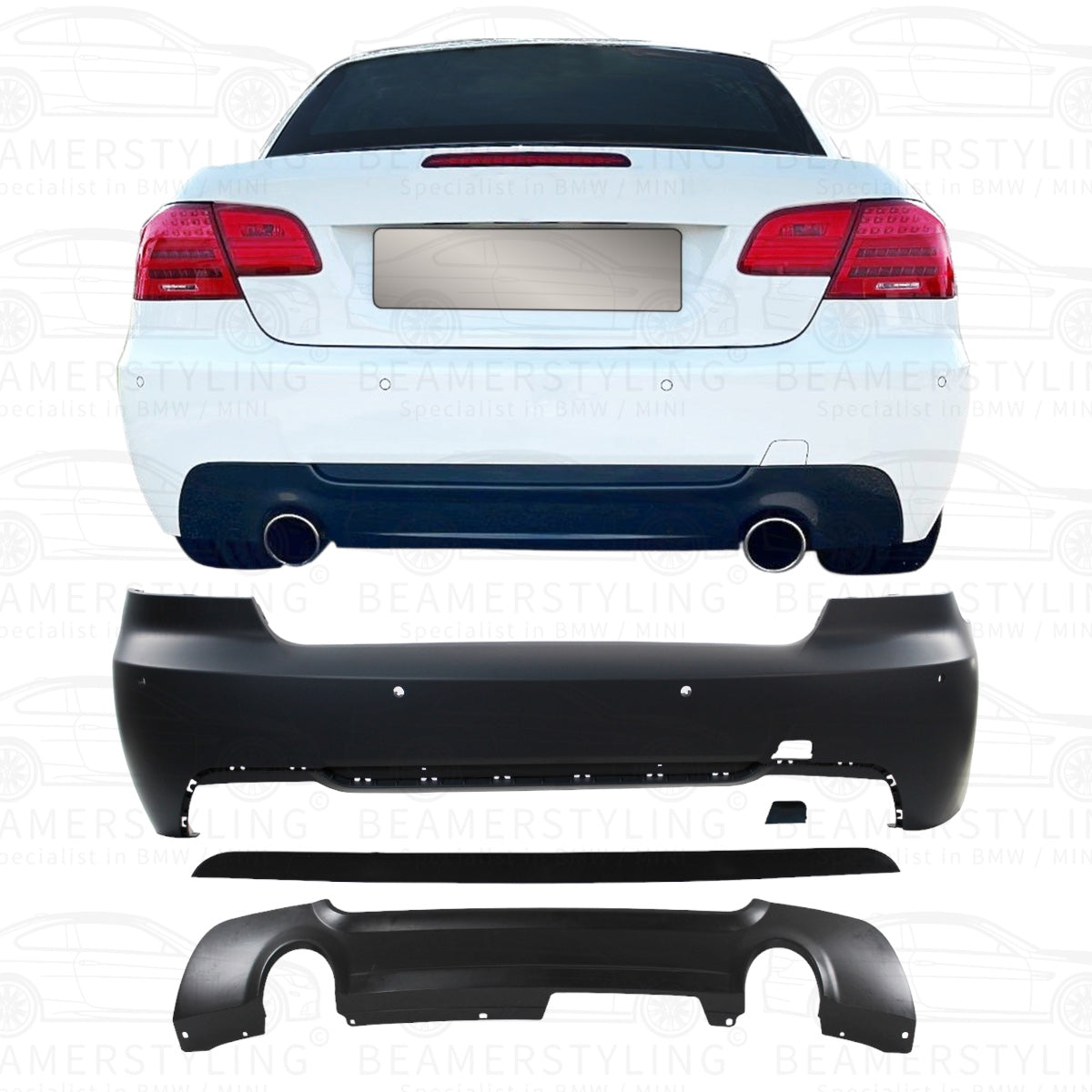 Bumper Pakket - BMW E92 / E93 LCI - M Pakket Look - Met PDC | 10-14