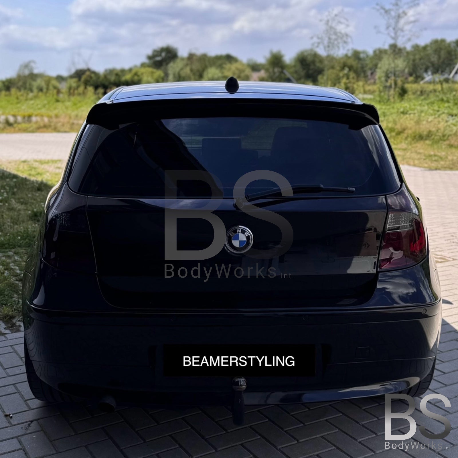 Dakspoiler - BMW 1 Serie E81 / E87 - Hoogglans Zwart | 2004-2012