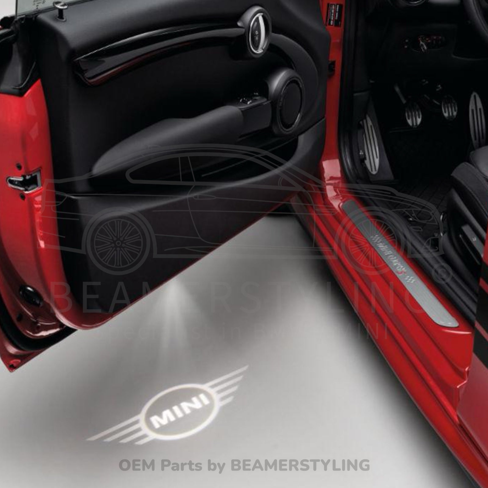 LED Deurprojectoren - Mini / Jcw Logo - 3E Generatie - Origineel Mini | 63312468387