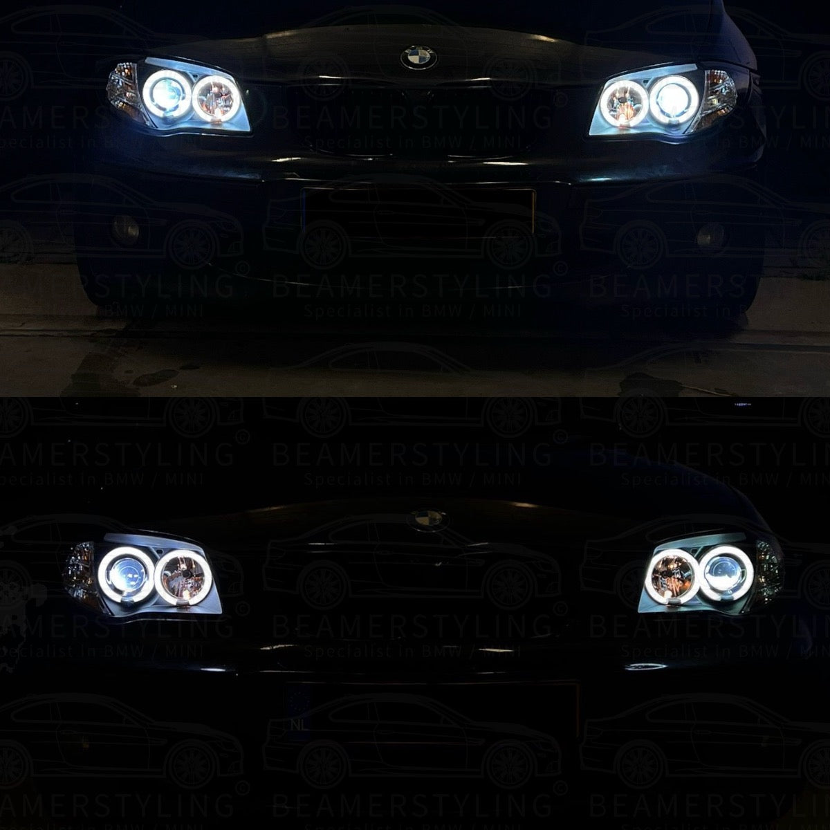 Koplampen - CCFL Angel Eyes - BMW 1 Serie E81 / E87 & E82 / E88