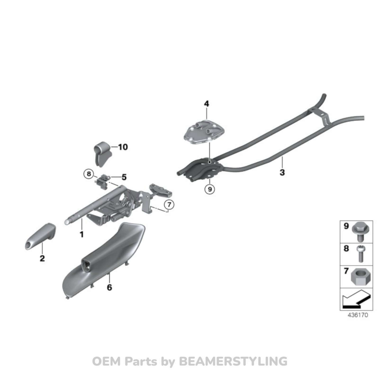 Handrem Hendel - BMW E-Series - BMW M - Origineel BMW | 34408036495