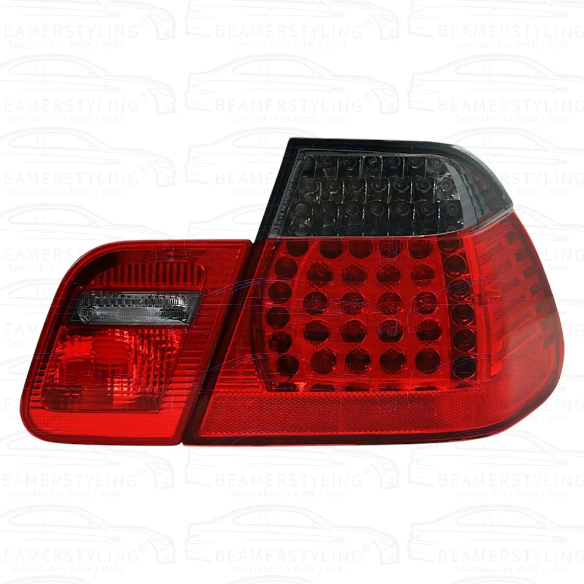 LED Achterlichten - BMW E46 Sedan - Rood/Smoke - Facelift Design | 98-01