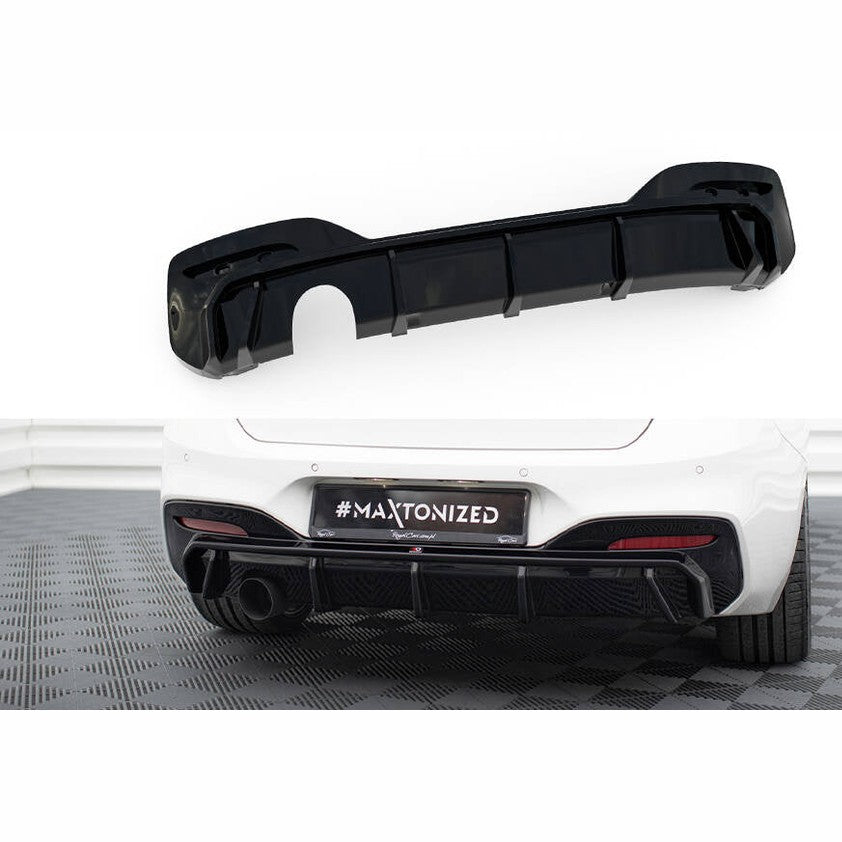 Diffuser V3 - BMW F20LCI / F21LCI - 1 Uitlaat Links - Maxton Design | 2015-2019