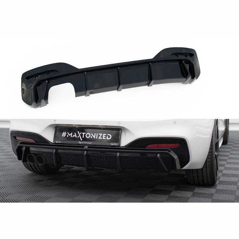 Diffuser V3 - BMW F20LCI / F21LCI - 2 Uitlaten Links - Maxton Design | 2015-2019