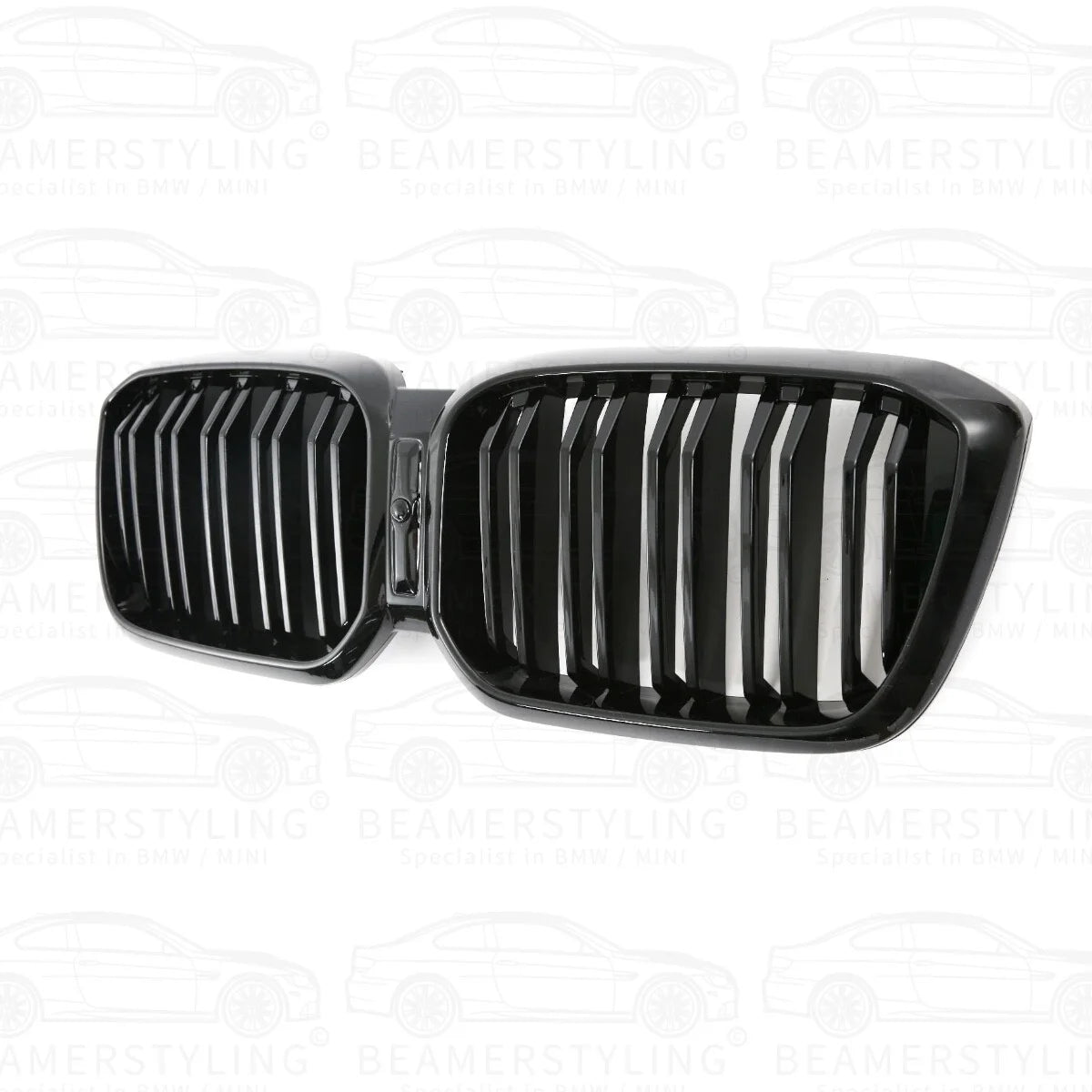 Nieren - BMW X3 G01 LCI / X4 G02 LCI - M Look - Hoogglans Zwart | 2021-