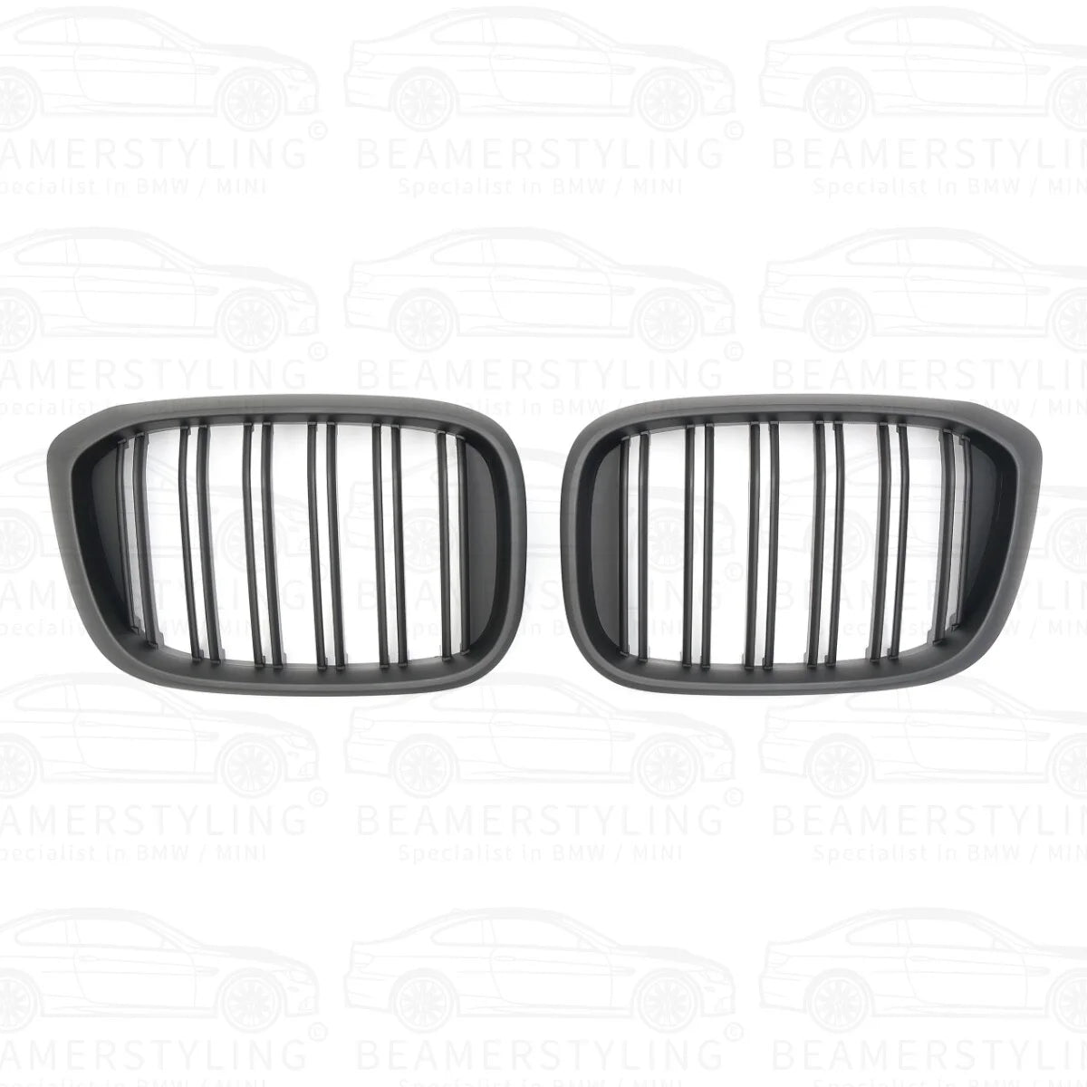 Nieren - BMW X3 G01 / X4 G02 - M Look - Mat Zwart | 2017-2021