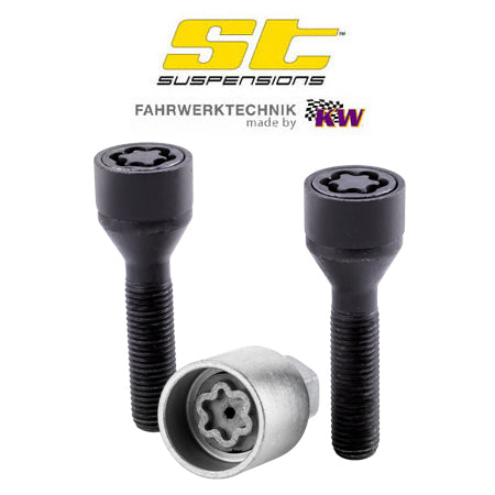 ST Slotbouten set - M14x1.25 - Lengte 50mm - Conisch - 2 wielbouten + slot | M14