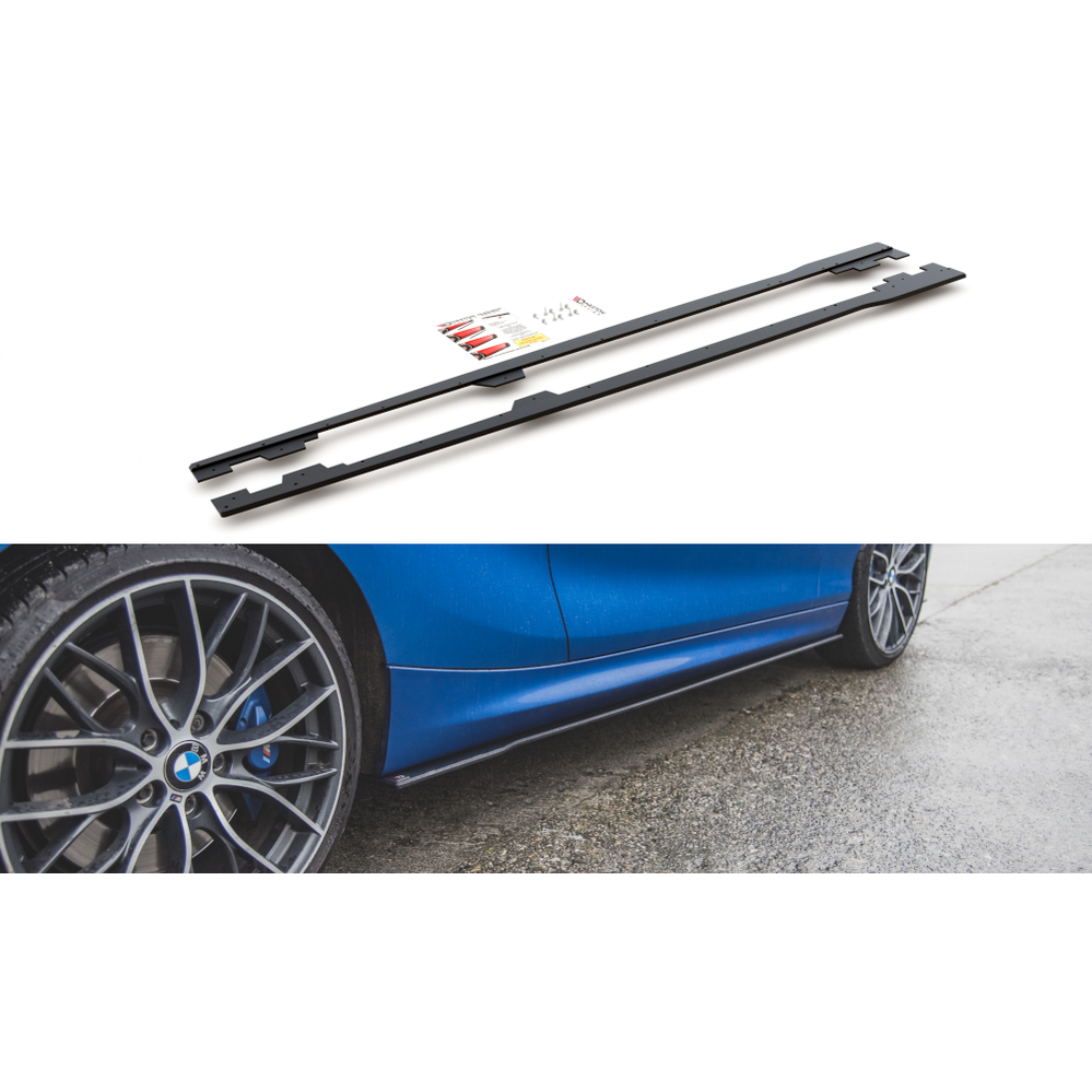 Side Skirt Extensions - BMW 1 Serie F21 - Street Pro - Maxton Design | 2011-2019