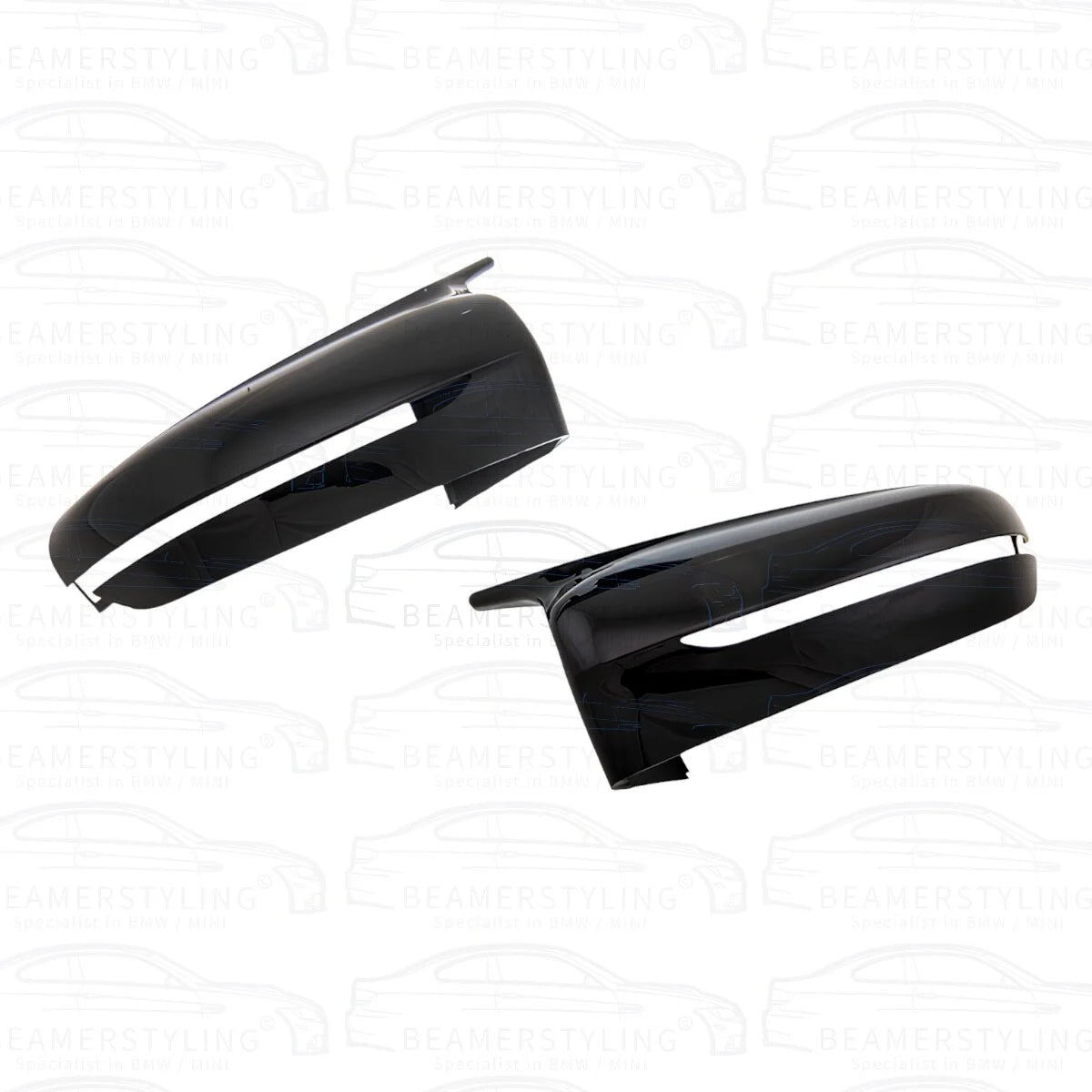 Spiegelkappen - M Look - BMW G20 G21 G30 G31 G32 G11 G14 G15 | Hoogglans Zwart