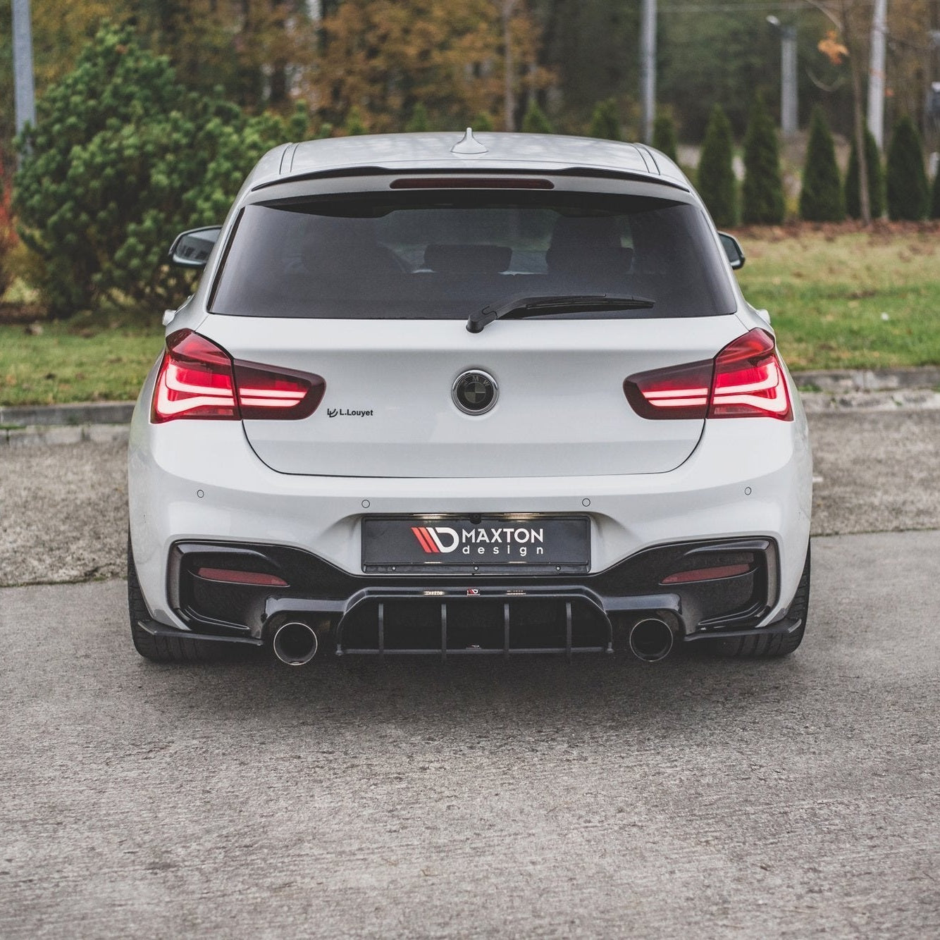 Street Pro Achterbumper Splitters V3 - BMW F20LCI / F21LCI - M Pakket - Maxton Design | 2015-2019
