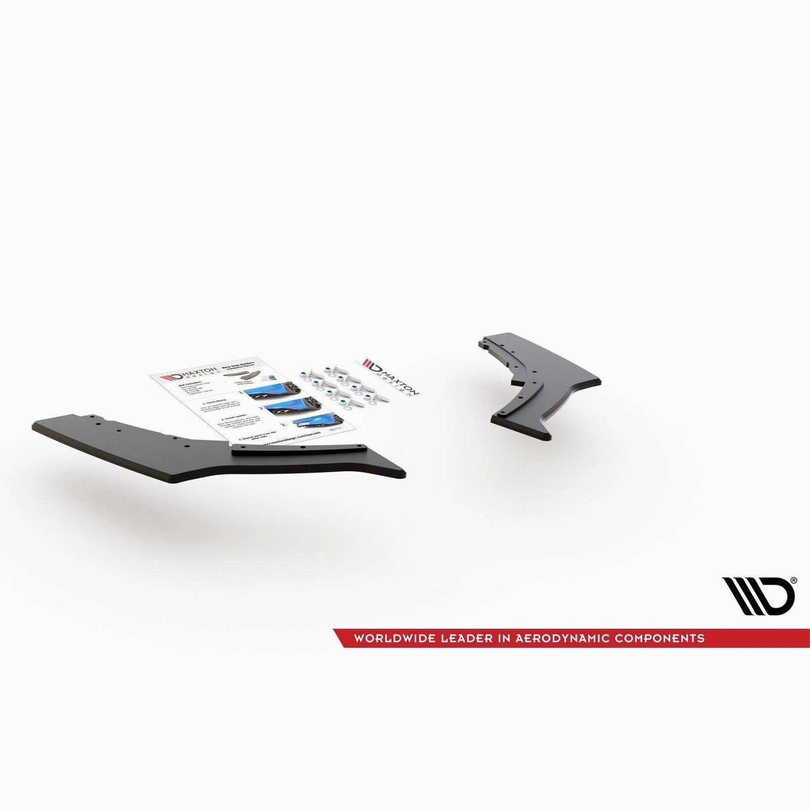 Street Pro Achterbumper Splitters V3 - BMW F20LCI / F21LCI - M Pakket - Maxton Design | 2015-2019