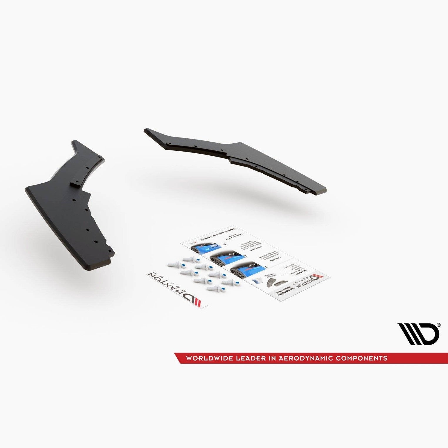 Street Pro Achterbumper Splitters V3 - BMW F20LCI / F21LCI - M Pakket - Maxton Design | 2015-2019