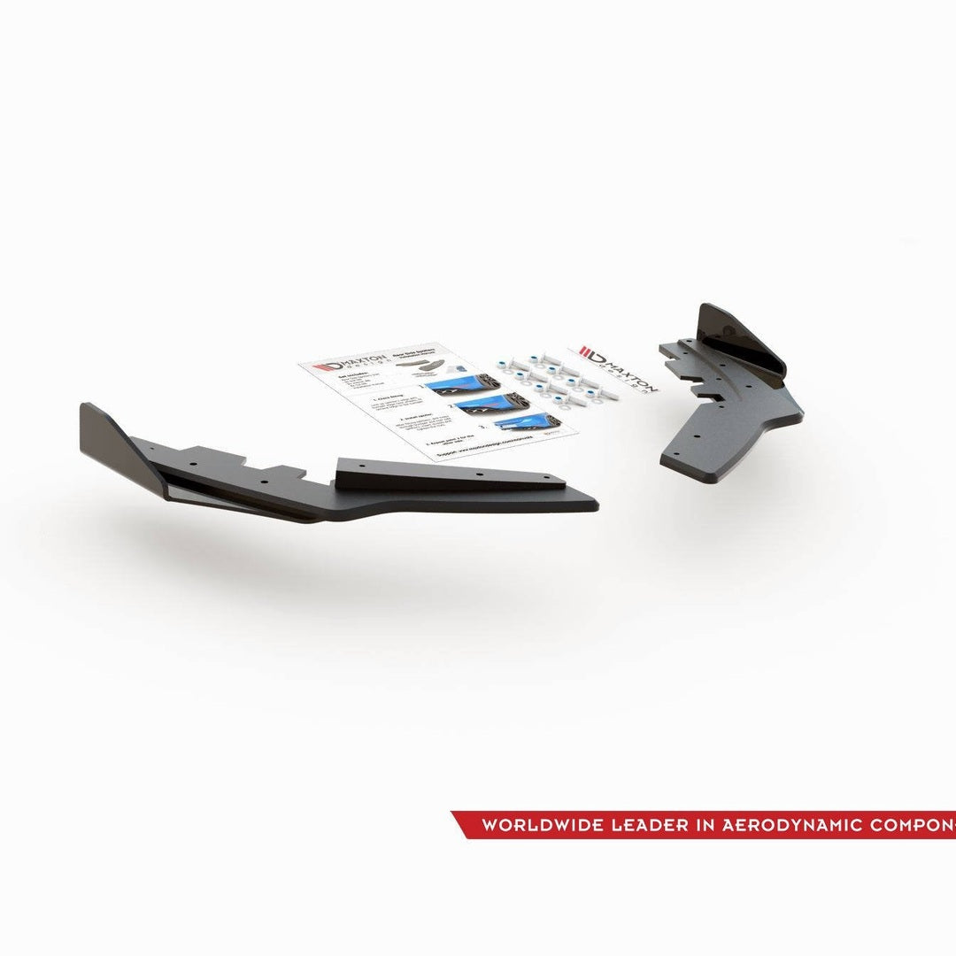 Street Pro Achterbumper Splitters + Vinnen - BMW F20 / F21 - M Pakket - Maxton Design | 2011-2015