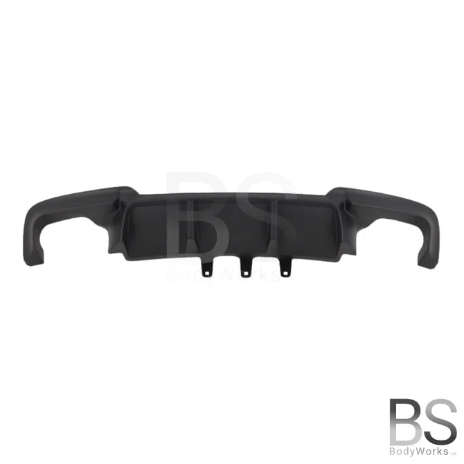 Diffuser - BMW F10 / F11 - M5 Look - Mat Zwart | 2010-2017