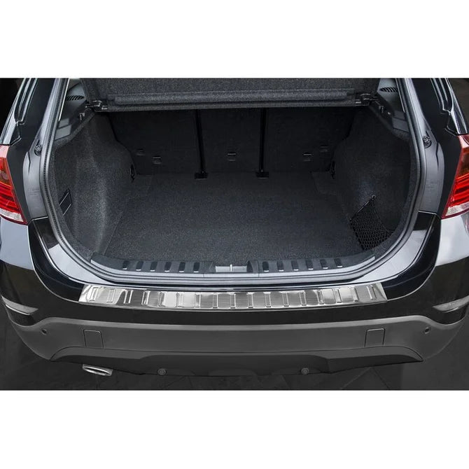 Achterbumper Beschermer - BMW X1 E84 - Rvs - Ribben | 12 - 15 - Beamerstyling.nl