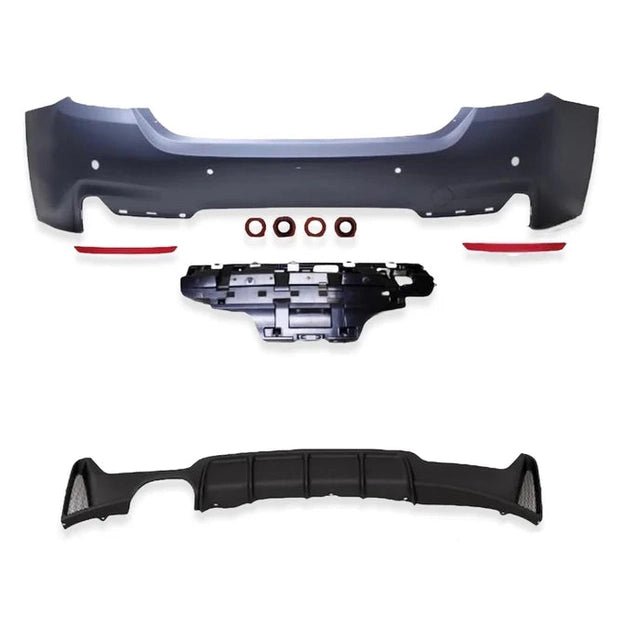 Achterbumper - BMW 4 Serie F36 - M Performance Look | Met PDC - Beamerstyling.nl