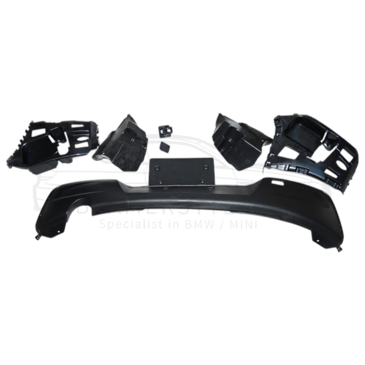 Achterbumper - BMW F20 / F21 - M Pakket Look - 1 Uitlaat Links | 2011-2015 - Beamerstyling.nl