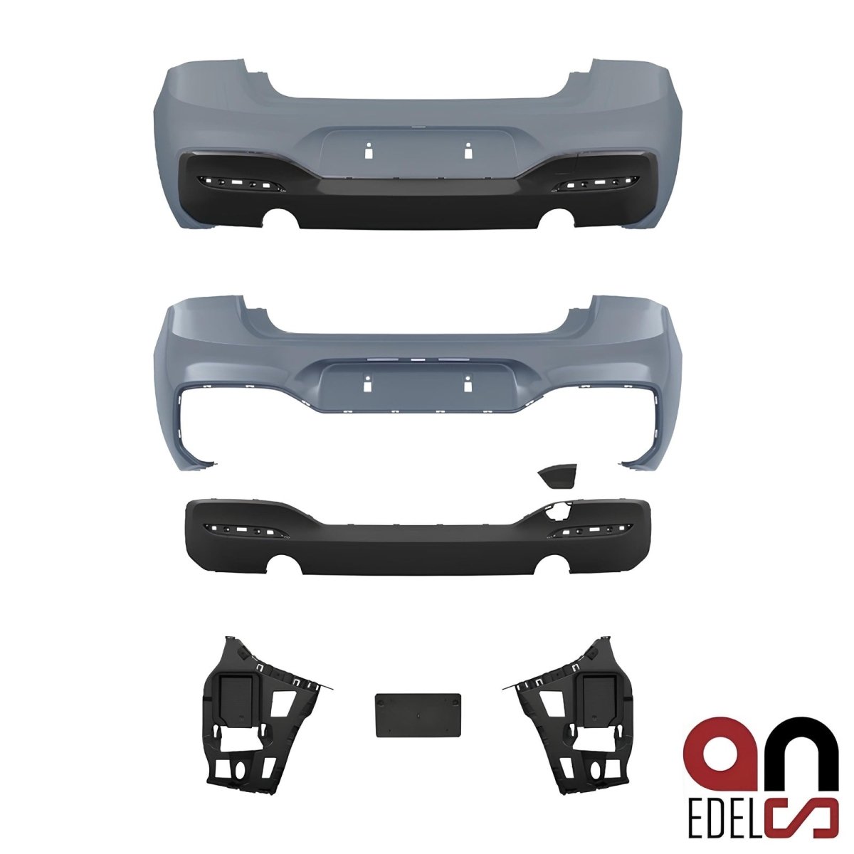 Achterbumper - BMW F20LCI / F21LCI - M140I Look | 15-19 - Beamerstyling.nl