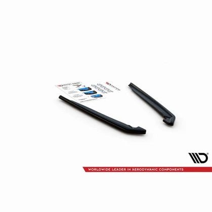 Achterbumper Extensions - BMW G30 LCI - Maxton Design - Voor M Pakket — Hoogglans Zwart - Beamerstyling.nl