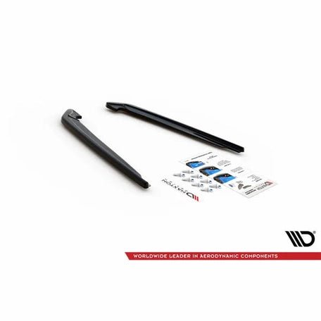 Achterbumper Extensions - BMW G30 LCI - Maxton Design - Voor M Pakket — Hoogglans Zwart - Beamerstyling.nl