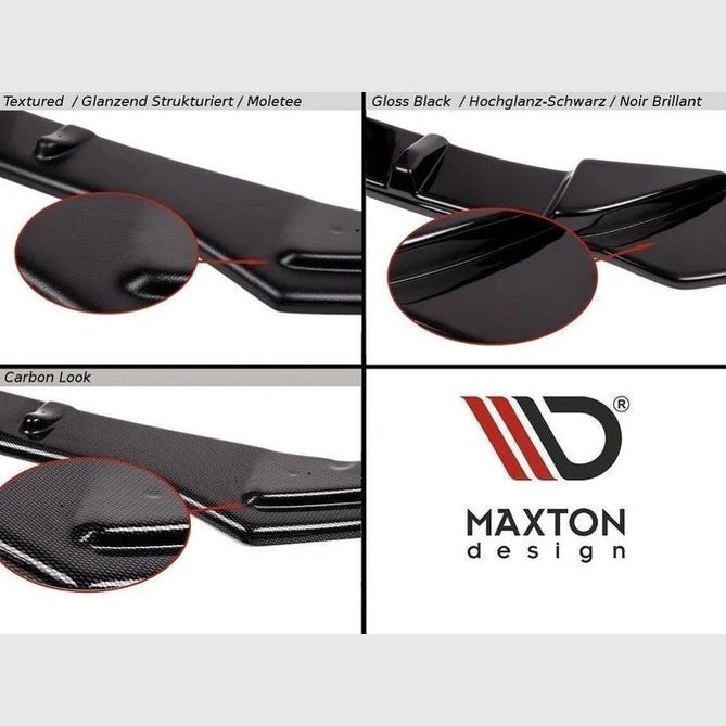 Achterbumper Extensions - BMW G30 Sedan - Maxton Design - Voor M Pakket — Hoogglans Zwart - Beamerstyling.nl