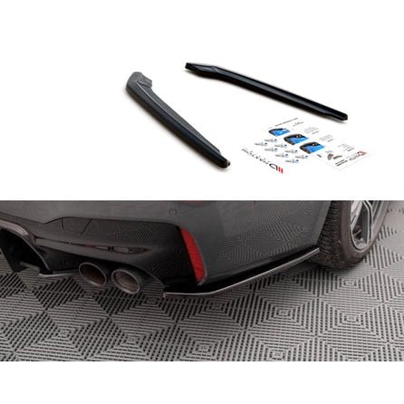 Achterbumper Extensions - BMW M5 F90 - Maxton Design — Hoogglans Zwart - Beamerstyling.nl