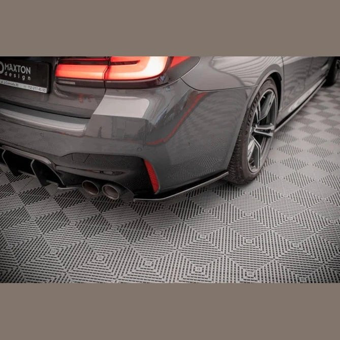 Achterbumper Extensions - BMW M5 F90 - Maxton Design — Hoogglans Zwart - Beamerstyling.nl
