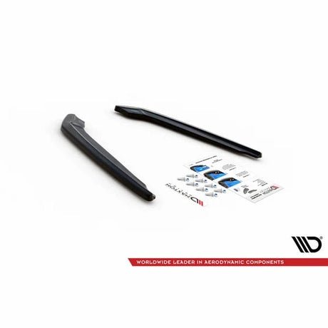 Achterbumper Extensions - BMW M5 F90 - Maxton Design — Hoogglans Zwart - Beamerstyling.nl