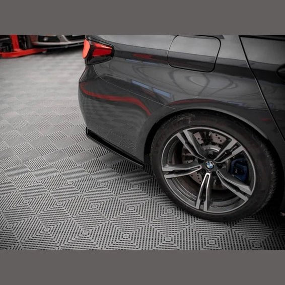 Achterbumper Extensions - BMW M5 F90 - Maxton Design — Hoogglans Zwart - Beamerstyling.nl