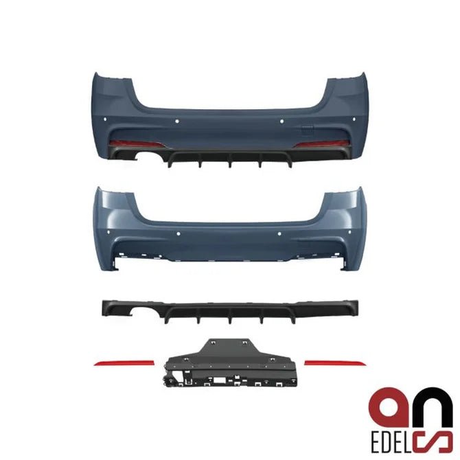 Achterbumper M Sport Pakket M Performance Look BMW 3 Serie F31 Touring - Beamerstyling.nl