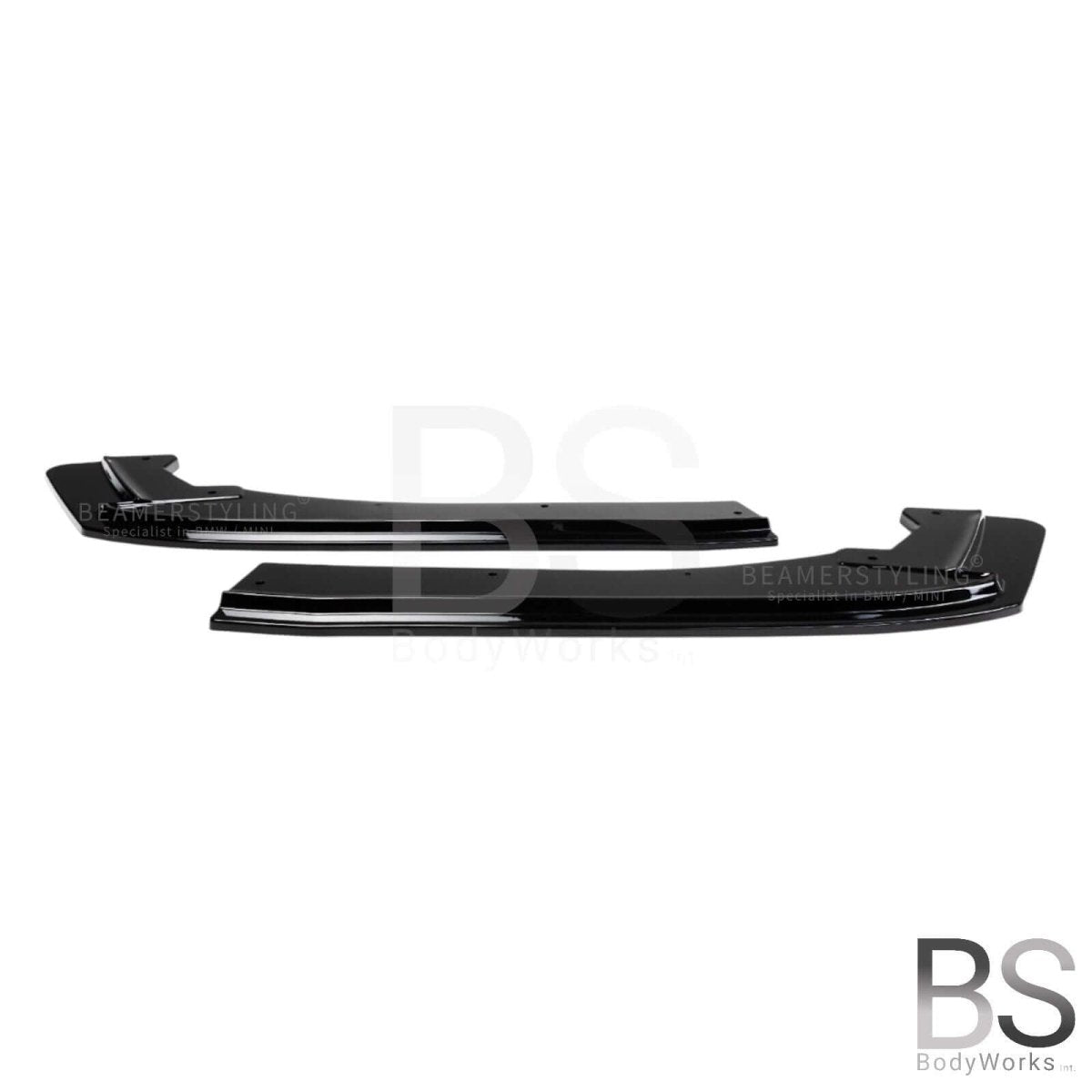 Achterbumper splitters - BMW 3 Serie F30 / F31 - Hoogglans zwart | 12 - 19 - Beamerstyling.nl