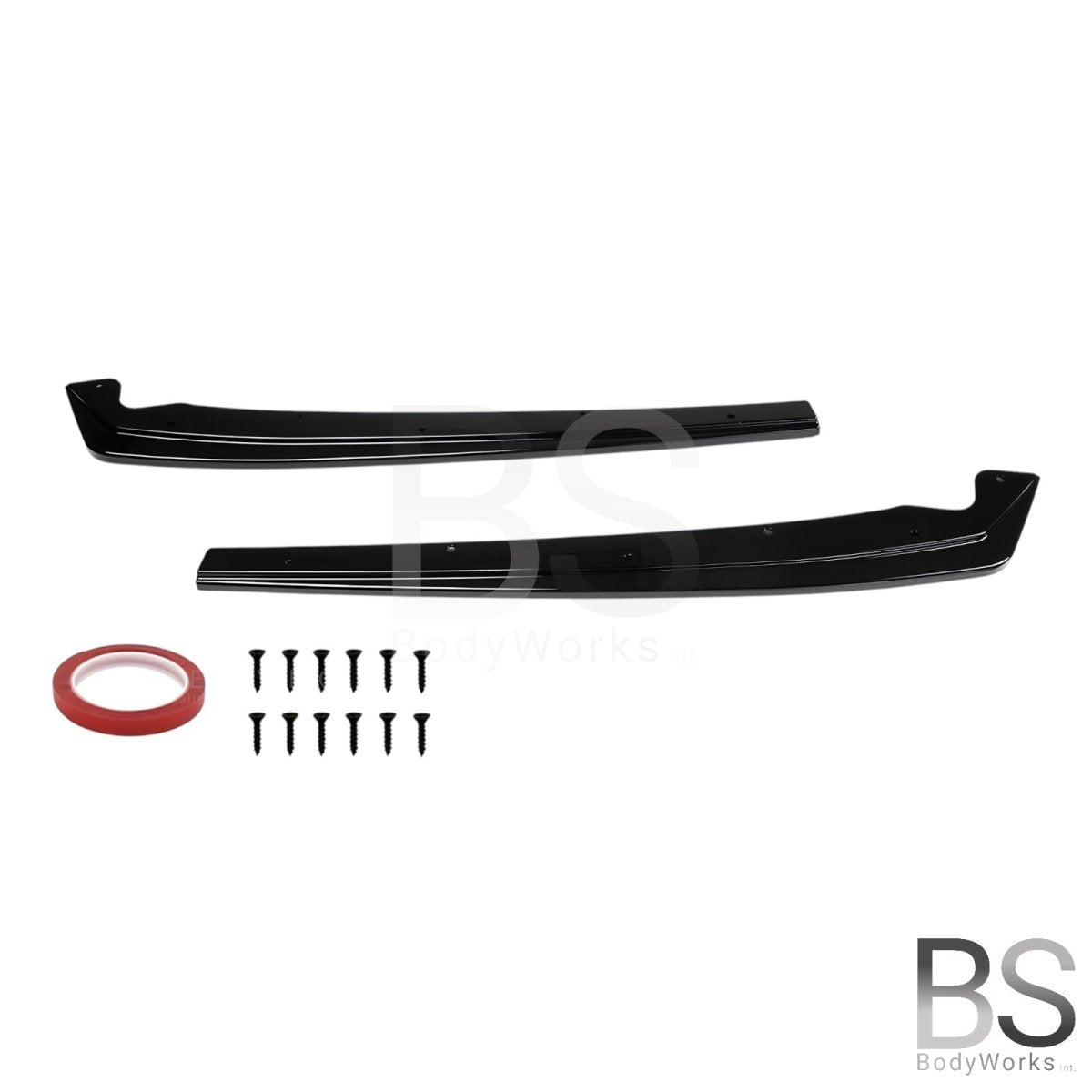 Achterbumper Splitters - BMW 5 Serie G30 / G31 - Hoogglans Zwart | 17 - 24 - Beamerstyling.nl