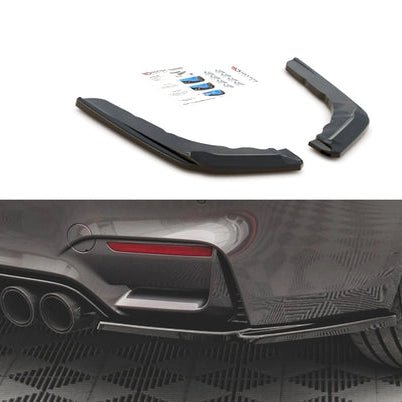 Achterbumper Splitters V2 - BMW M3 F80 & M4 F82 / F83 - Maxton Design - Beamerstyling.nl