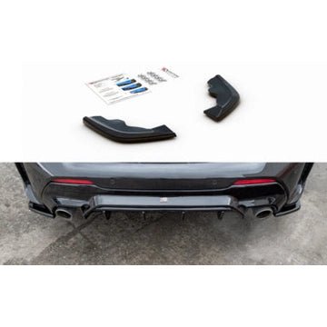 Achterbumper Splitters V3 - BMW F40 - Hoogglans Zwart - Maxton Design - Beamerstyling.nl