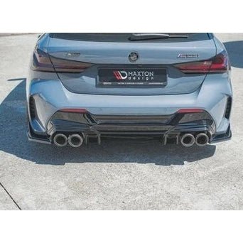 Achterbumper Splitters V4 - BMW F40 - Hoogglans Zwart - Maxton Design - Beamerstyling.nl