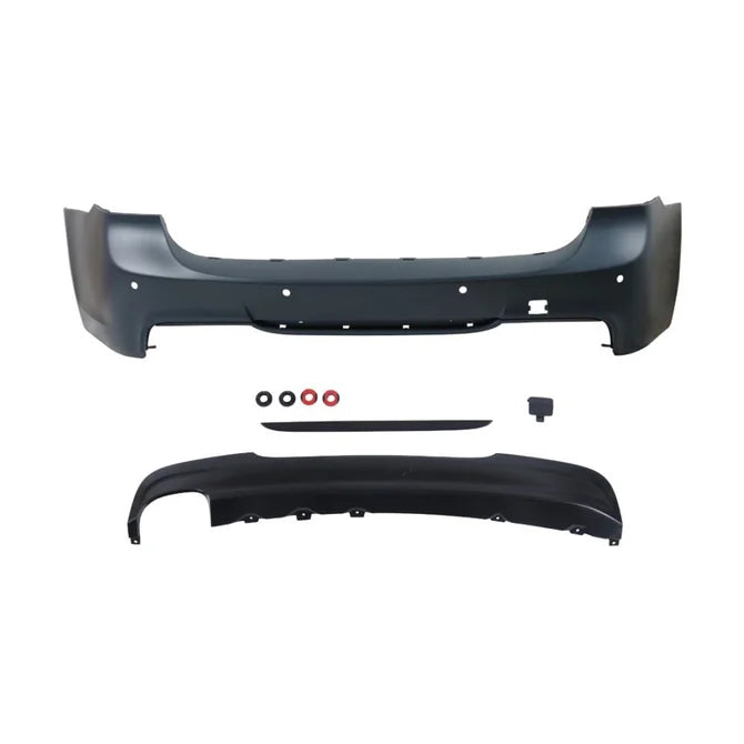 Achterbumper M Sport Pakket Look E91 2005 - 2012 — Zonder Parkeersensor Voorbereiding
