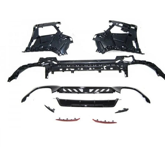 Achterbumper M Sport Pakket Look M340I BMW 3 Serie G20 Sedan — Met Parkeersensor Voorbereiding En Zonder Parkeerassistent Gaten.