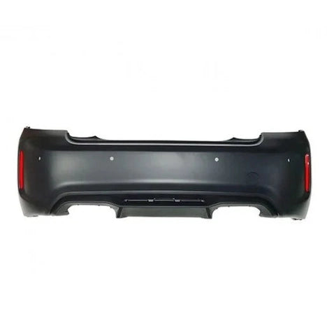 BMW 2 Serie Achterbumper M2 Look 4 Uitlaten F22 / F23 2013-2017 — Zonder Parkeersensor Voorbereiding