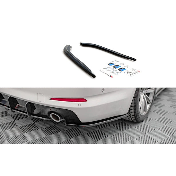 Achterbumper Extensions - BMW G30 Sedan - Maxton Design — Hoogglans Zwart