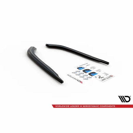 Achterbumper Extensions - BMW G30 Sedan - Maxton Design — Hoogglans Zwart