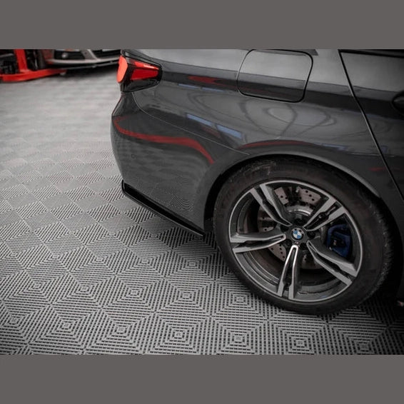 Achterbumper Extensions - BMW M5 F90 - Maxton Design — Hoogglans Zwart