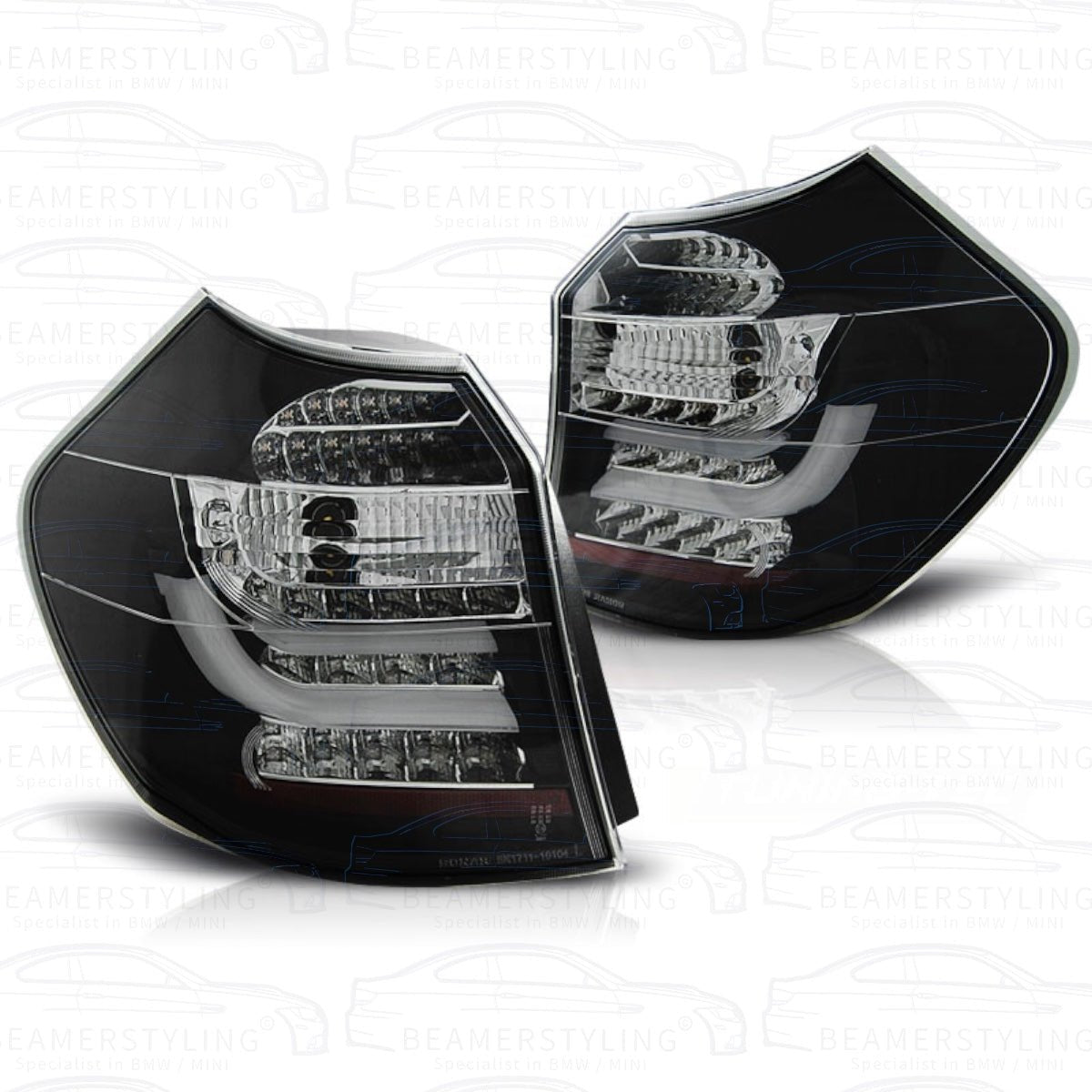 Achterlichten - BMW E81 / E87 - Smoke Design - LED Tube | 2007-2012 - Beamerstyling.nl